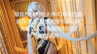 最新推特约炮大神JOKER约啪新作-约操细腰美臀邻家小妹，无套后入蜜桃臀特有感觉，淫语调教