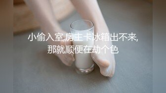 小偷入室,房主卡冰箱出不来,那就顺便在劫个色