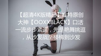 【超清4K版精品】推特原创大神【OOXXBLACK】口活一流步步紧逼，先是艳舞挑逗，从沙发战至楼梯到沙发