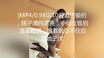 [MP4/0.98G]10月酒店偷拍，妹子清纯漂亮，小仙女级别 温柔腼腆，抱着就忍不住后插她三次