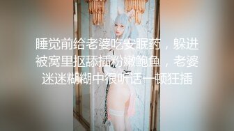 睡觉前给老婆吃安眠药，躲进被窝里抠舔插粉嫩鲍鱼，老婆迷迷糊糊中很听话一顿狂插