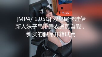 [MP4/ 1.05G] 双马尾卡哇伊新人妹子吊带睡衣道具自慰，新买的假屌开箱试用