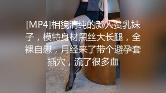 [MP4]相貌清纯的新人贫乳妹子，模特身材黑丝大长腿，全裸自慰，月经来了带个避孕套插穴，流了很多血