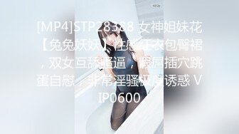 [MP4]STP28388 女神姐妹花【兔兔妖妖】性感红衣包臀裙，双女互舔骚逼，假屌插穴跳蛋自慰，非常淫骚极度诱惑 VIP0600