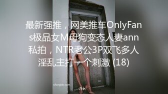 最新强推，网美推车OnlyFans极品女M母狗变态人妻ann私拍，NTR老公3P双飞多人淫乱主打一个刺激 (18)