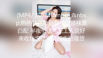 [MP4/ 802M]&nbsp;&nbsp;热热热巴极品女神过膝袜黑白配 半夜引诱环卫工人说好来收垃圾结果变成收拾骚货