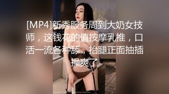 [MP4]新秀服务周到大奶女技师，这钱花的值按摩乳推，口活一流各种舔，抬腿正面抽插操爽了