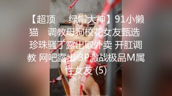 【超顶❤️绿帽大神】91小懒猫✨ 调教母狗校花女友甄选 珍珠骚丁露出取外卖 开肛调教 网吧露出 3P激战极品M属性女友 (5)