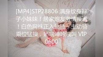 [MP4]STP28806 满身纹身辩子小妹妹！居家炮友激情操逼！白色网袜正入抽插，主动骑乘位猛操，娇喘呻吟浪叫 VIP0600