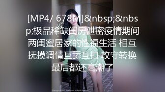 [MP4/ 678M]&nbsp;&nbsp;极品稀缺闺房泄密疫情期间两闺蜜居家的性福生活 相互抚摸调情互舔互扣 攻守转换最后都还高潮了