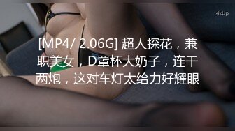 [MP4/ 2.06G] 超人探花，兼职美女，D罩杯大奶子，连干两炮，这对车灯太给力好耀眼