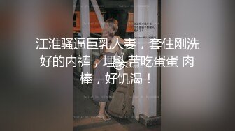 江淮骚逼巨乳人妻，套住刚洗好的内裤，埋头苦吃蛋蛋 肉棒，好饥渴！